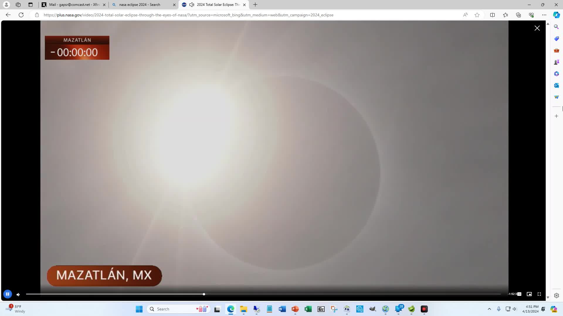 53: 2024-0408 Mazatlan MX Solar Eclipse Totality