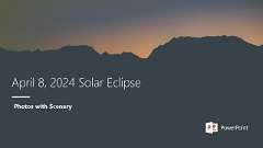 42: April 8, 2024 Solar Eclipse Photos With Scenery