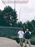 2: Lemay Brothers Paul at the US Air force memorial in Washington dc.Both Air Force veterans